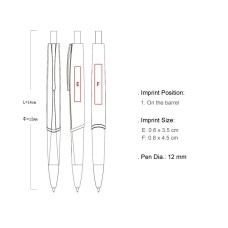 按動圓滑廣告筆