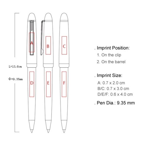 金屬商務廣告筆