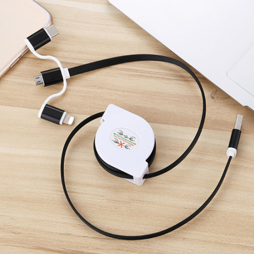 三合一伸縮數據線