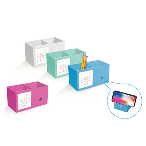 多功能臺歷收納盒