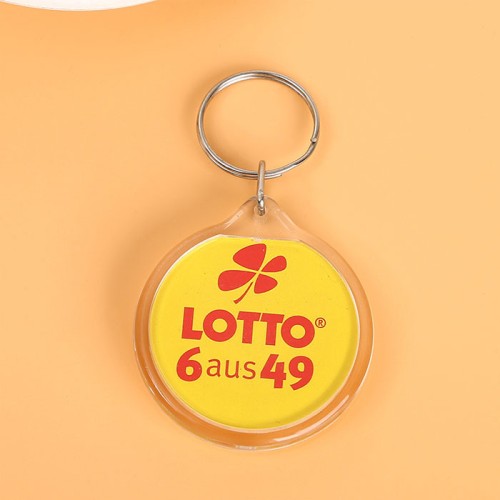 透明亞加力鑰匙扣