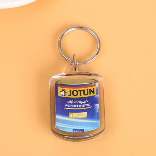 透明亞加力鑰匙扣