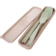 環保小麥便攜餐具套裝