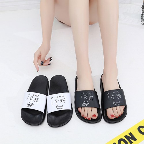 時尚舒適塑料涼拖鞋