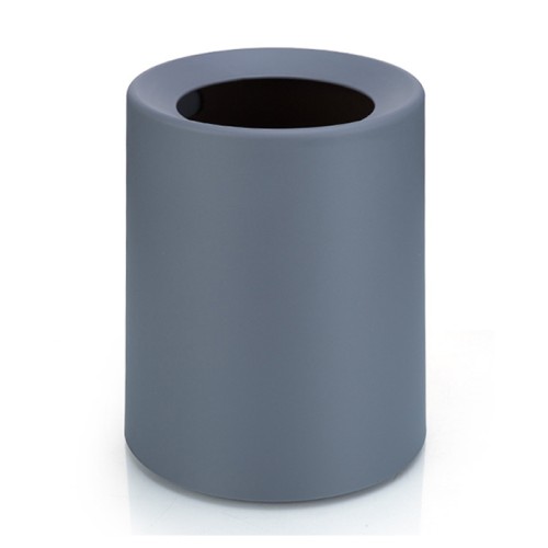 北歐風磨砂圓形雙層無蓋垃圾桶