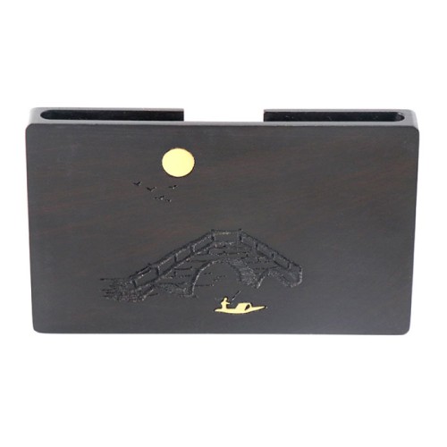 商務紅木名片夾