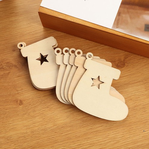 聖誕吊飾雕刻木片