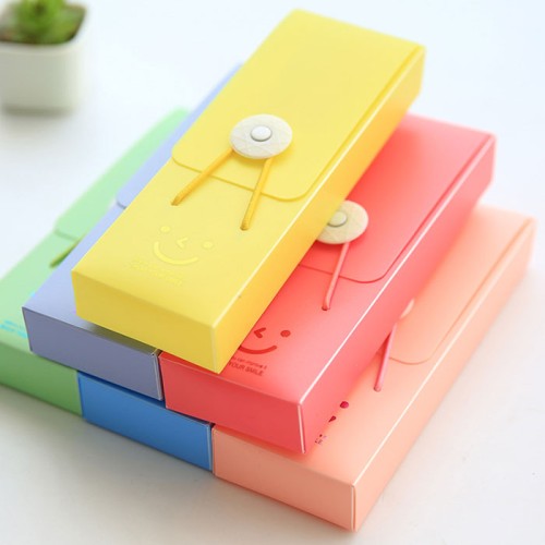 PP磨砂收納筆盒