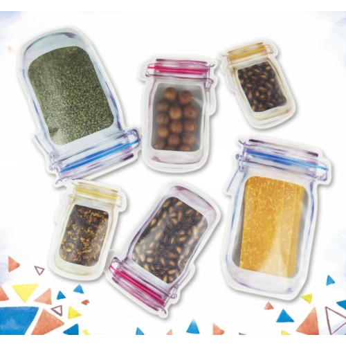 磨砂透明自封食品袋