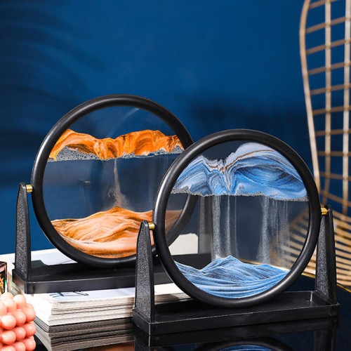 輕奢藝術沙漏裝飾品