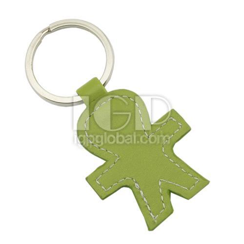 動物星星商務皮具匙扣