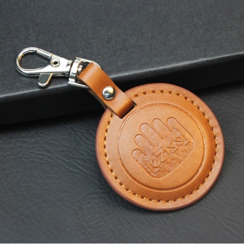 動物星星商務皮具匙扣