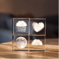 立方體創意水晶擺設