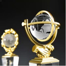 創意地球水晶獎杯