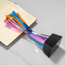 立體五角星水晶獎座