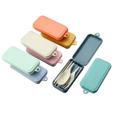 小麥秸稈折疊便攜餐具