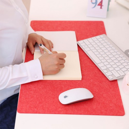 簡約毛氈多功能滑鼠墊