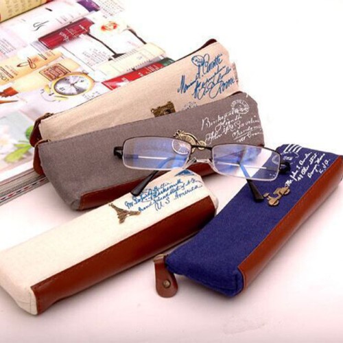 復古拉鏈文具袋