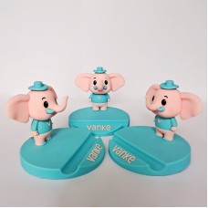 可愛PVC軟膠手機座