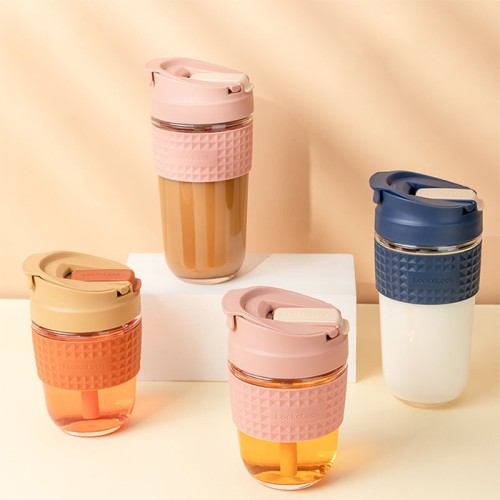 LOCK&LOCK 便攜玻璃咖啡杯