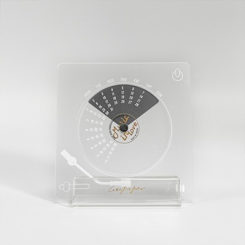 創意定製亞加力唱片月曆